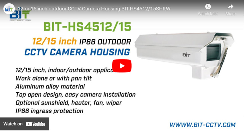 12 nebo 15 Inch Outdoor Cctv Camera Bydlení Bit-Hs4512/15shkw
